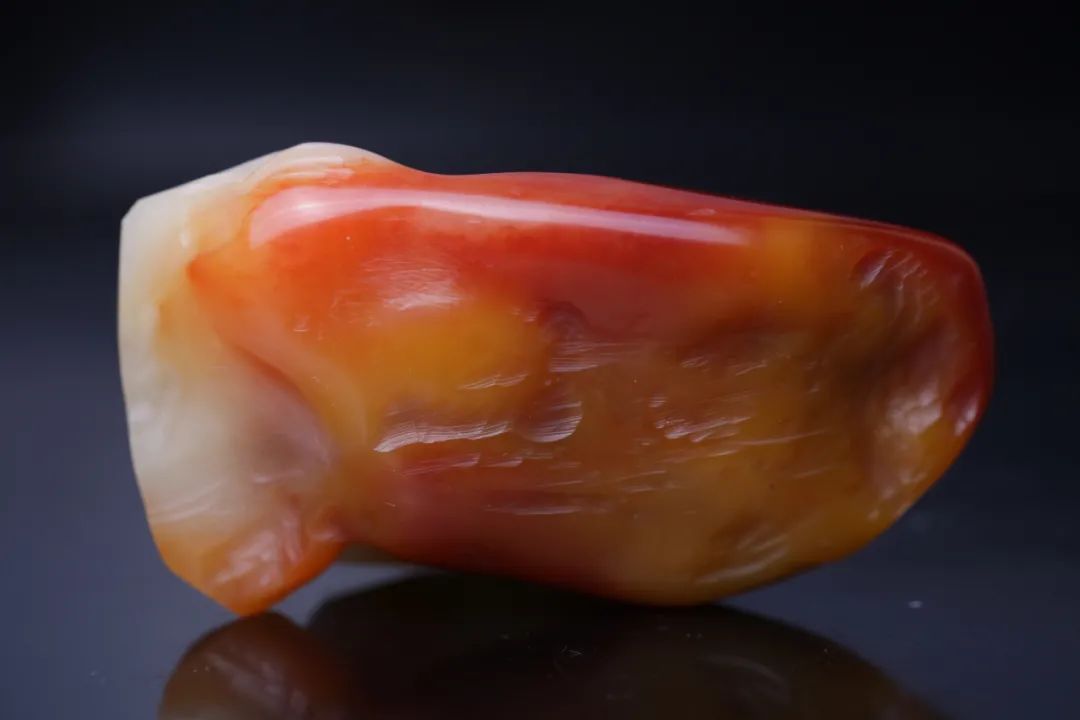 壽山芙蓉原石的切開這塊石頭才懂