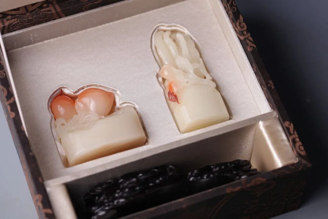 壽山石山秀園印石，滿載吉祥美意