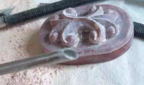 手工雕壽山石把件--附過程