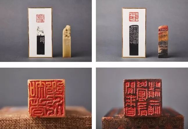 林福照 林如奎 張愛廷大師作品 國石青田石雕印章巡回展