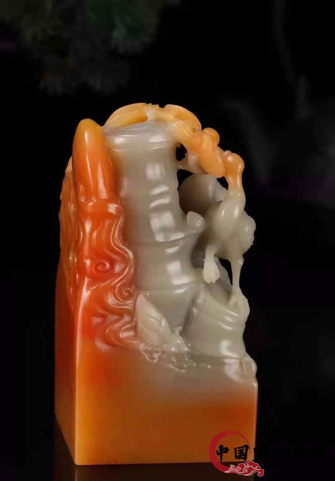 老撾石圖片 老撾石收藏之四：“滄海明珠”五彩石