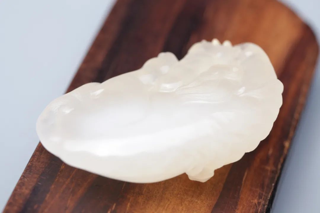 丘曉麗作冰糖雪梨壽山荔枝凍石創作過程