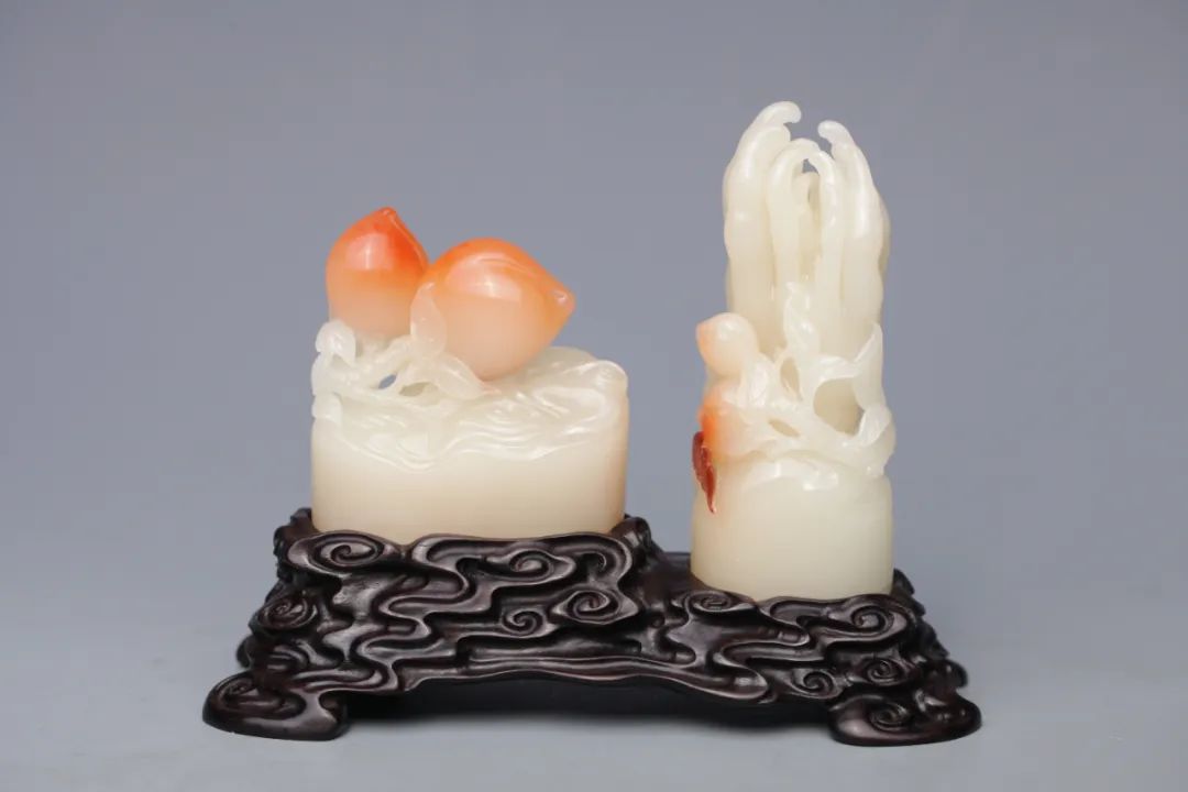 壽山石山秀園印石，滿載吉祥美意