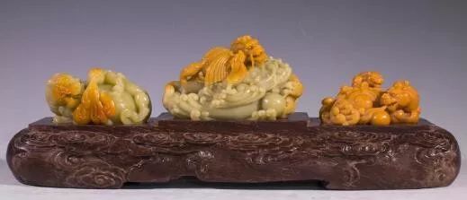 林福照 林如奎 張愛廷大師作品 國石青田石雕印章巡回展