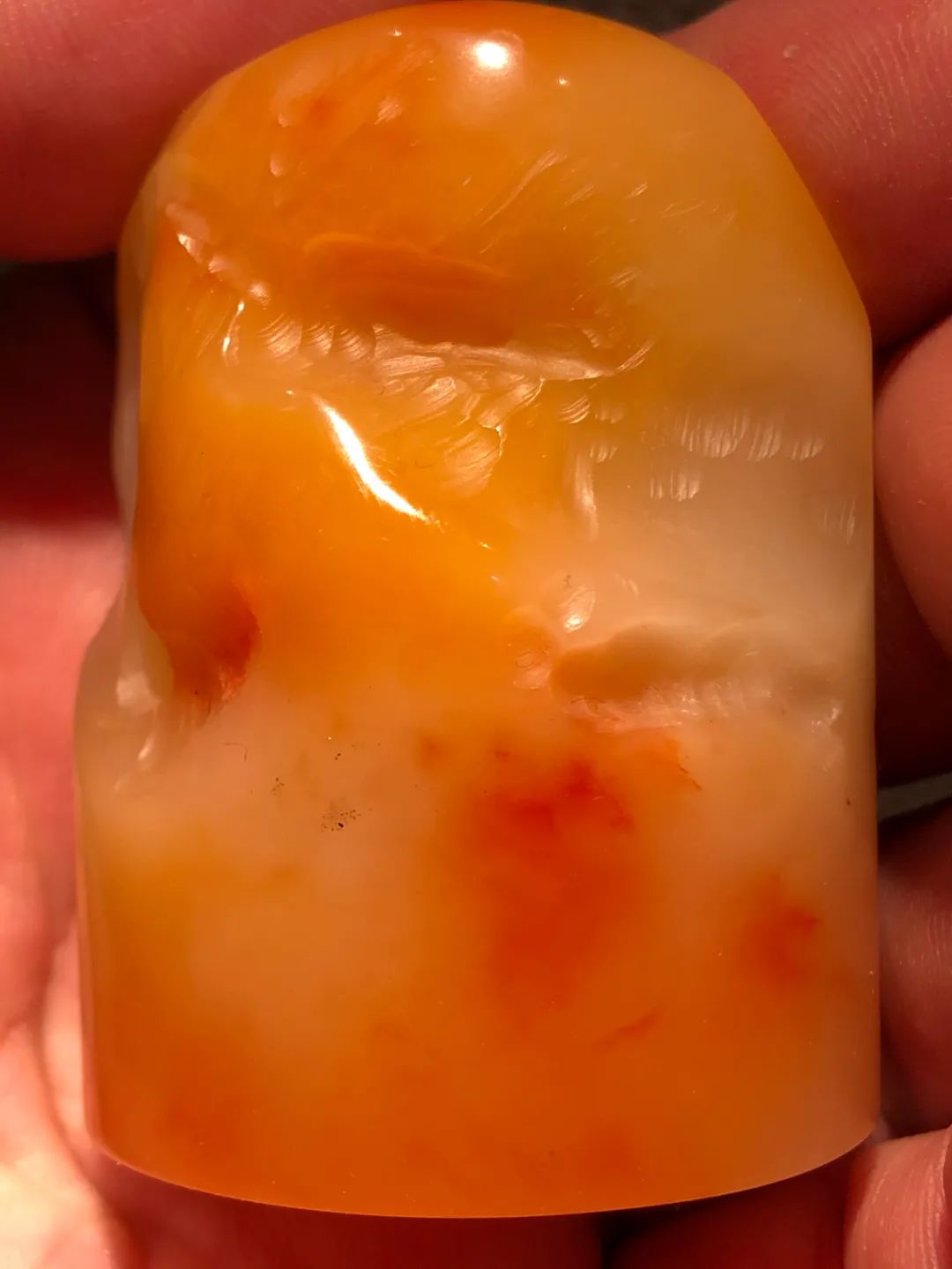 壽山芙蓉原石的切開這塊石頭才懂