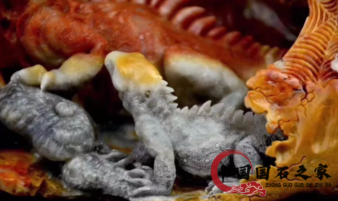 老撾石圖片 老撾石收藏之四：“滄海明珠”五彩石