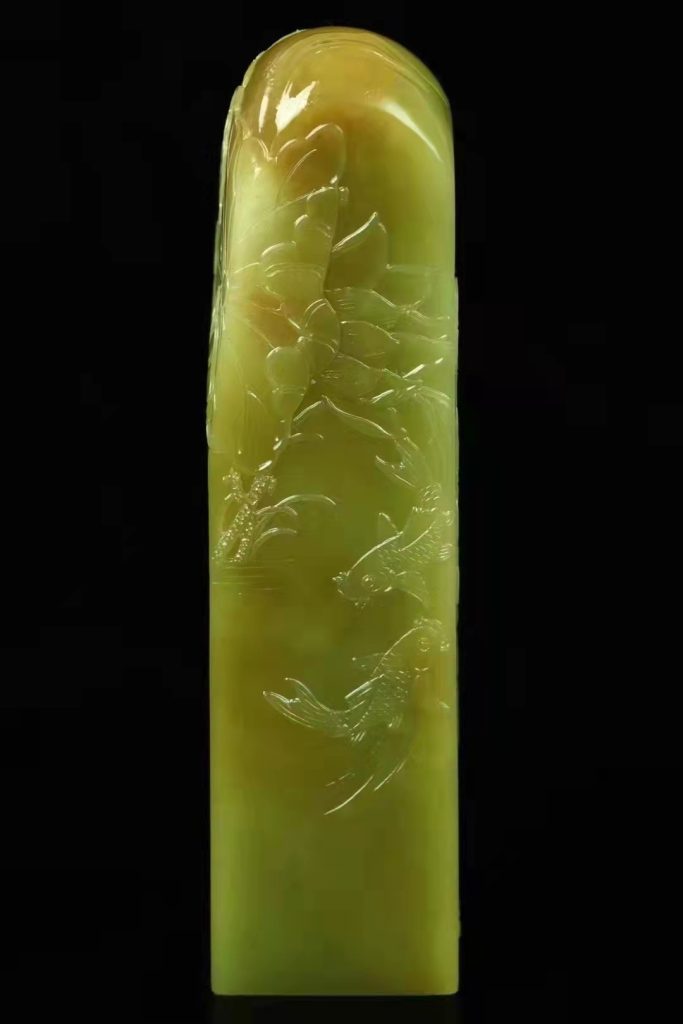 艾葉綠壽山石價格