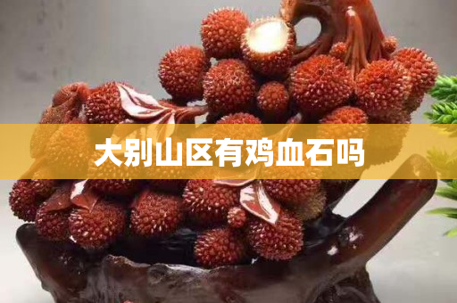 大別山區有雞血石嗎