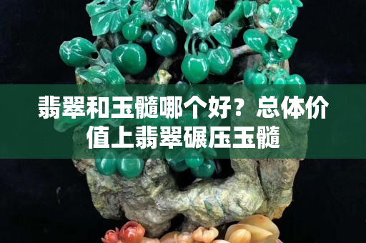 翡翠和玉髓哪個(gè)好？總體價(jià)值上翡翠碾壓玉髓