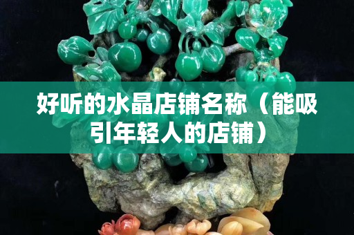 好聽的水晶店鋪名稱（能吸引年輕人的店鋪）