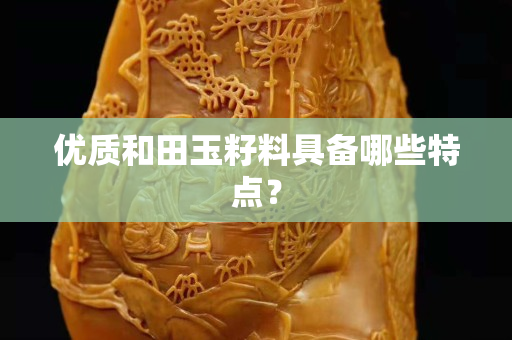 優(yōu)質(zhì)和田玉籽料具備哪些特點(diǎn)? 優(yōu)質(zhì)和田玉籽料具備哪些特點(diǎn)?