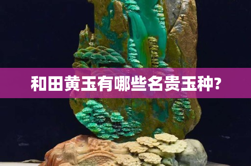 和田黃玉有哪些名貴玉種?