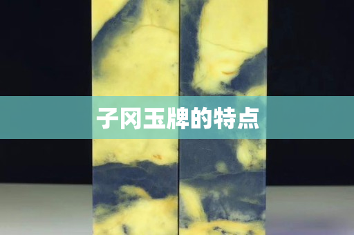 子岡玉牌的特點