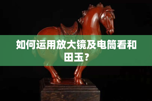 如何運(yùn)用放大鏡及電筒看和田玉? 如何運(yùn)用放大鏡及電筒看和田玉?