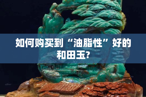 如何購買到“油脂性”好的和田玉?