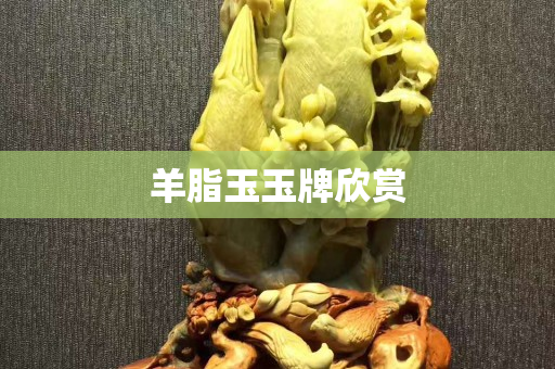 羊脂玉玉牌欣賞 羊脂玉玉牌欣賞