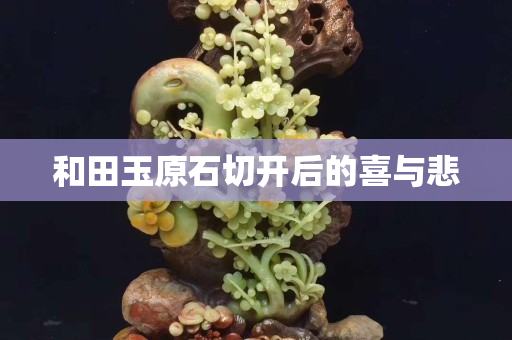 和田玉原石切開后的喜與悲 和田玉原石切開后的喜與悲