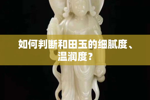 如何判斷和田玉的細膩度、溫潤度？