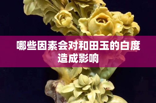 哪些因素會對和田玉的白度造成影響