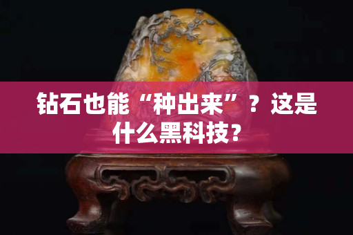 鉆石也能“種出來(lái)”？這是什么黑科技？