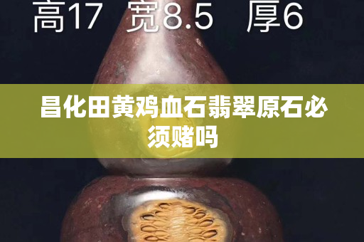 昌化田黃雞血石翡翠原石必須賭嗎