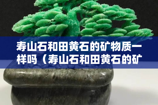 壽山石和田黃石的礦物質(zhì)一樣嗎(壽山石和田黃石的礦物質(zhì)一樣嗎) 壽山石和田黃石的礦物質(zhì)一樣嗎(壽山石和田黃石的礦物質(zhì)一樣嗎)