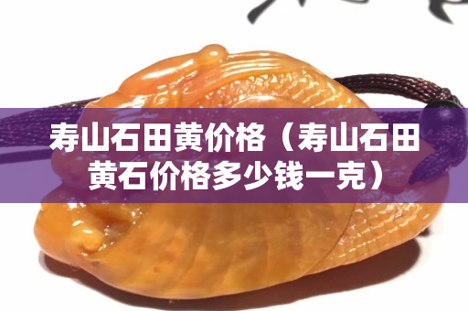 壽山石田黃價格（壽山石田黃石價格多少錢一克）