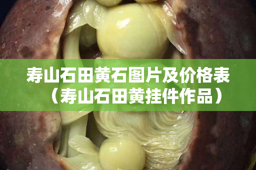 壽山石田黃石圖片及價格表（壽山石田黃掛件作品）