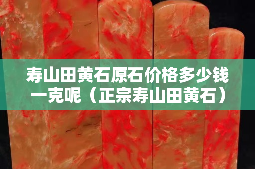 壽山田黃石原石價格多少錢一克呢（正宗壽山田黃石）