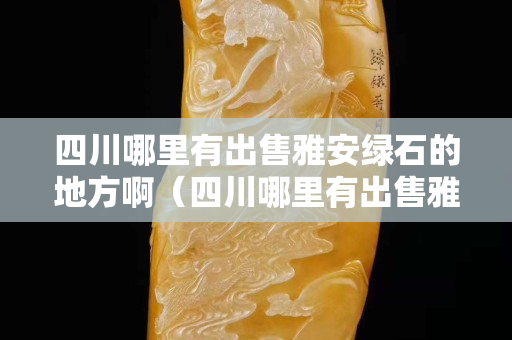 四川哪里有出售雅安綠石的地方?。ㄋ拇睦镉谐鍪垩虐簿G石的地方啊圖片) 四川哪里有出售雅安綠石的地方啊(四川哪里有出售雅安綠石的地方啊圖片)