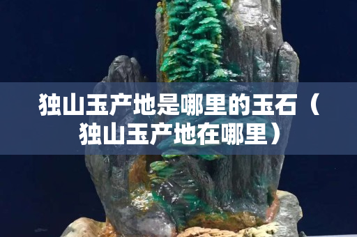 獨山玉產地是哪里的玉石（獨山玉產地在哪里）