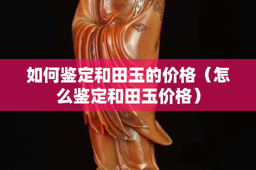如何鑒定和田玉的價格（怎么鑒定和田玉價格）