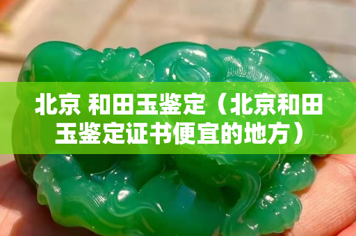 北京 和田玉鑒定（北京和田玉鑒定證書便宜的地方）