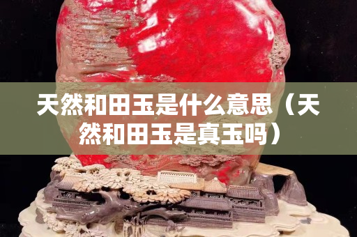 天然和田玉是什么意思（天然和田玉是真玉嗎）