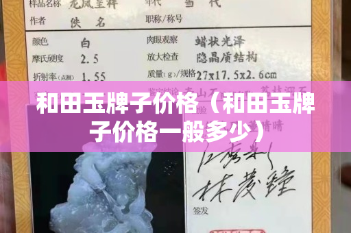 和田玉牌子價格（和田玉牌子價格一般多少）