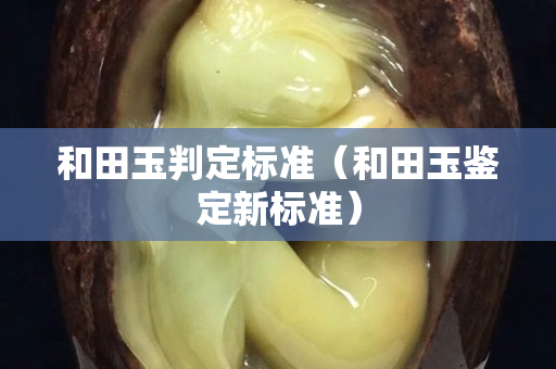 和田玉判定標(biāo)準(zhǔn)（和田玉鑒定新標(biāo)準(zhǔn)）