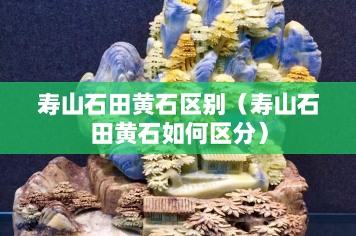 壽山石田黃石區別（壽山石田黃石如何區分）