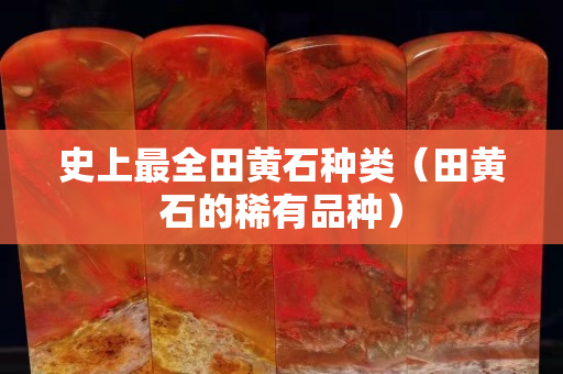 史上最全田黃石種類（田黃石的稀有品種）