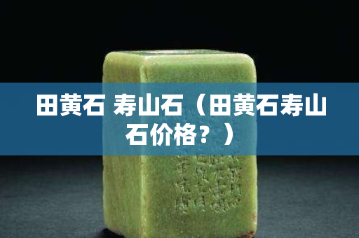 田黃石 壽山石(田黃石壽山石價格?) 田黃石 壽山石(田黃石壽山石價格?)