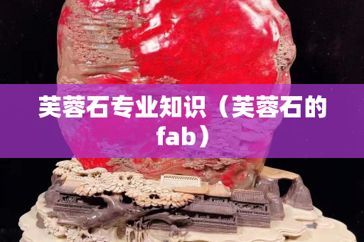 芙蓉石專業知識(芙蓉石的fab) 芙蓉石專業知識(芙蓉石的fab)