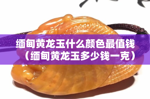 緬甸黃龍玉什么顏色最值錢(緬甸黃龍玉多少錢一克) 緬甸黃龍玉什么顏色最值錢(緬甸黃龍玉多少錢一克)