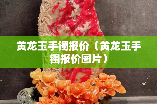 黃龍玉手鐲報價（黃龍玉手鐲報價圖片）