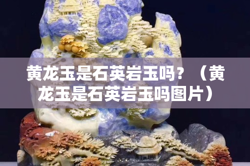 黃龍玉是石英巖玉嗎？（黃龍玉是石英巖玉嗎圖片）
