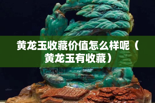 黃龍玉收藏價(jià)值怎么樣呢（黃龍玉有收藏）