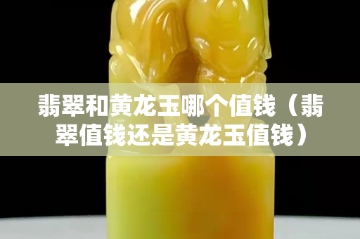 翡翠和黃龍玉哪個(gè)值錢（翡翠值錢還是黃龍玉值錢）