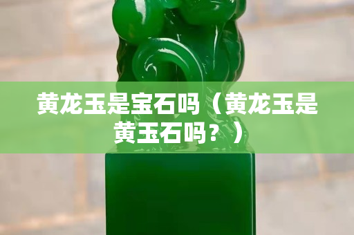 黃龍玉是寶石嗎（黃龍玉是黃玉石嗎？）