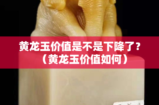 黃龍玉價值是不是下降了？（黃龍玉價值如何）