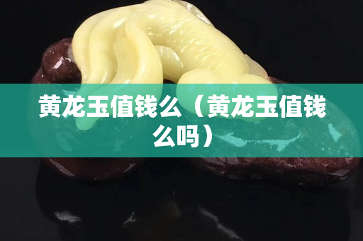 黃龍玉值錢么（黃龍玉值錢么嗎）