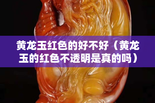 黃龍玉紅色的好不好(黃龍玉的紅色不透明是真的嗎) 黃龍玉紅色的好不好(黃龍玉的紅色不透明是真的嗎)