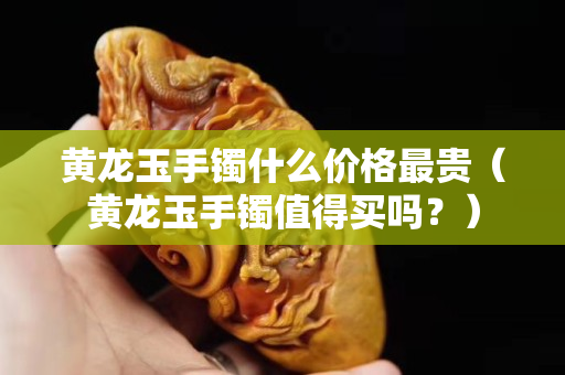 黃龍玉手鐲什么價格最貴（黃龍玉手鐲值得買嗎？）